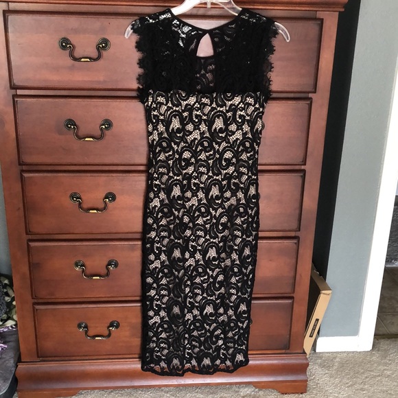 Love Fast Live Hard Lace Midi Ruffle Sleeve Dress - Picture 3 of 3